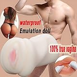 Racazing オナホ 非貫通　3D リアル　 前立腺マッサージ器　腰振名器　美尻美女　男性用オナニー　2穴ホール　本物質感 高弾力　肛門バット　気を刺激します　リアルな外形 Anus Butt S