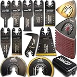 【ONEFLAT TOOLS】プロ用 マルチツール 替刃 ブレード ソフトケース セット マキタ 日立 ボッシュ対応品 for Professional (品質が違います)