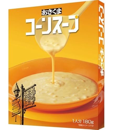 Amazon.co.jp: あさくま コーンスープ （180g） × 2個 : 食品・飲料・お酒