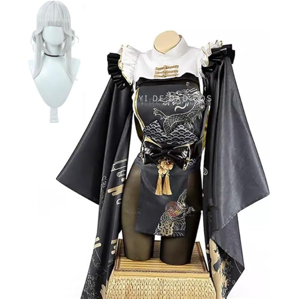ノワール 和服 コスプレ 衣装 ウィッグ 靴 羽子板 武器 セット 【公式