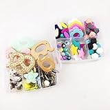 Mamimami Home 噛がため　おしゃぶり　シリコン　DIY アクセサリーセット 二組 タイプ C