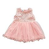 洋服 レース チュールワンピース ノースリーブ チュールスカート チュニック チュチュスカート ガールズ 夏 女の子1~3歳 ピンク73cm