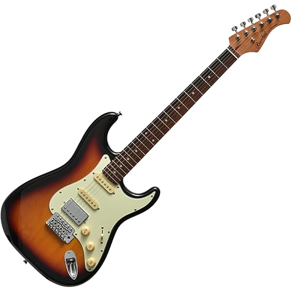 Amazon.co.jp: BACCHUS BST-2-RSM/R 3TS Electric Guitar : Musical 