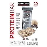 KIRKLAND SIGNATURE(カークランド) PROTEIN BAR プロテインバー Cookies & Cream (クッキー＆クリーム) 20個 [並行輸入品]