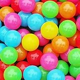 50個カラフルなボール楽しいボールソフトプラスチック海洋ボールベビーキッドおもちゃSwim Pit Toys