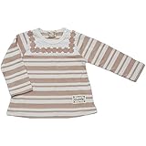 2018年 春物 UZULAND ウズランド 天竺 ボーダー切替 長袖Ｔシャツ オレンジ◇90cm
