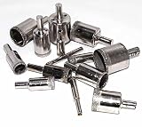 [Nikayoni Store’s] 穴あけ 超硬 ダイヤモンド コアビット ドリル 6～30mm 13本 セット ホールソー インパクト 切削 ホルソー 陶 器 大理石 ガラス タイル 陶器 コンク