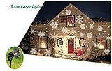 SummitLink White Snow Shower Laser Christmas Light Show LED Projector [並行輸入品]