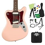 Squier by Fender Paranormal Super-Sonic Laurel Fingerboard Tortoiseshell Pickguard Shell Pink エレキギター初心者14点セット 【ミニアンプ付き】 スーパーソニック スクワイヤー/スクワイア