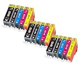 bci-321xl+320 pgbk/5mp*3パック全15本セットインクカートリッジ Canon用互換品 キヤノン対応プリンター機種: PIXUS MP990 MP980 MP640 MP630 MP620 MP560 MP550 MP540 MX870 iP3600 iP4600 iP4700 MX860大容量 yubang