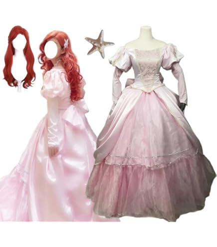 Amazon.co.jp: アリエル キスザガール 仮装 ドレス コスプレ 衣装 靴と