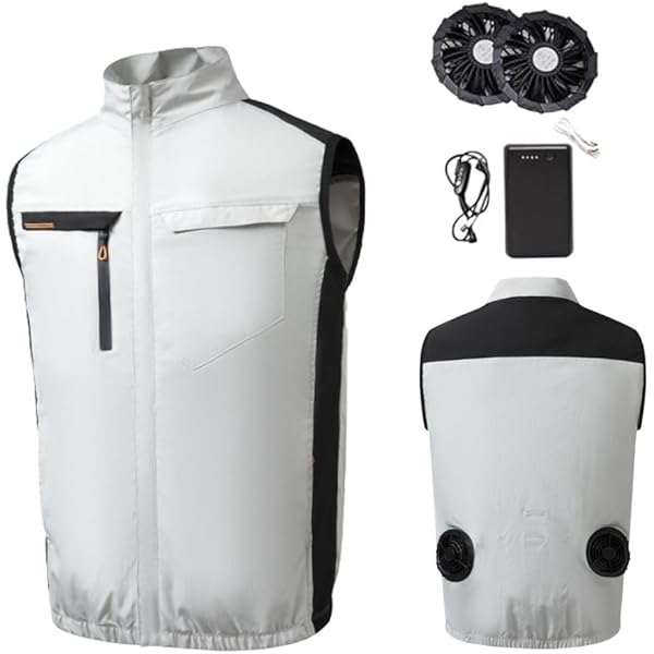 Amazon.co.jp: [UPGENNOU] ファン付きベスト 20000mAh大容量