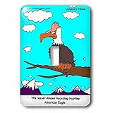 Londons Times Health and VanityトレンドCartoons – The脱毛Eagle – 照明スイッチカバー – シングルトグルスイッチ( LSP _ 2488 _ 1 )