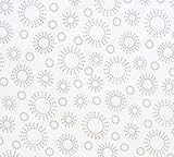 SheetWorld Fitted Oval Crib Sheet (Stokke Sleepi) - Grey Dot Circles - Made In USA by sheetworld