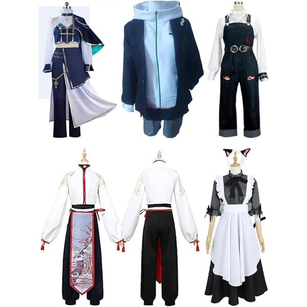 Amazon.co.jp: Wo Wo 商贸& VTuber 七次元生徒会 緑仙 コスプレ衣装