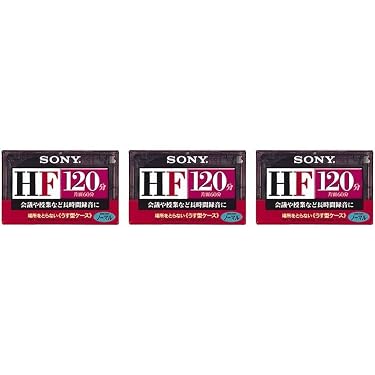 SONY オーディオ機器 3点セット Amazon.co.jp: SONY オーディオカセットテープ 120分 3巻パック 3C