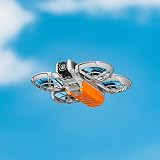 JOYSOG ドローン ダウンシェルカバー DJI Neo Drone バッテリー 落下防止 クイックリリースプロテクター ガード アクセサリー (オレンジ)