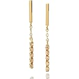 18金 ピアス k18 レディース 18金ピアス 18k ダイヤモンド 0.1ct スイングバー スタッドピアス 本物 金のピアス