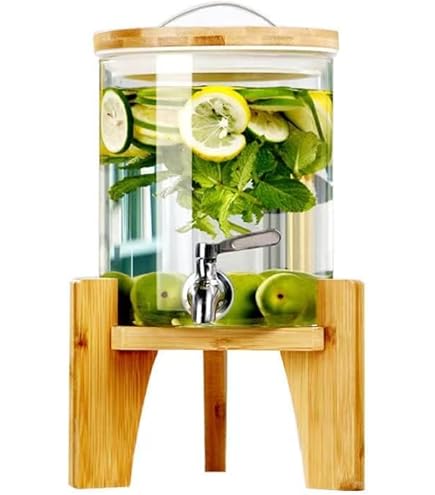 Amazon | 3.1/7.1Lスタンドと密閉蓋付きドリンクサーバー 304