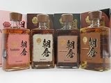 【飲み比べ4本セット】 篠崎酒造 朝倉・シェリー・ブランデー・桜 麦焼酎 40度 500ml×4本セット