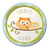 Baby Shower Happi Tree Lunch Plates - Sweet Baby Boy by Creative Party