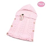 lanshulan新生児赤ちゃん毛布幼児SleepingバッグSleep Sackベビーカーラップ カラー: ピンク