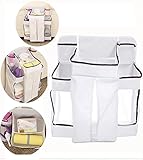 ベビーベッド用 サイドバッグ ポケット サイドポーチ 吊り袋 小物入れ 赤ちゃん　ベージュ　(スタイル B) Gaorui（ガオルイ）