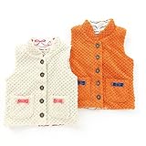 Bobson(ボブソン) ベスト (80～130cm) キムラタンの子供服 (77458x77958-163) オレンジ 100