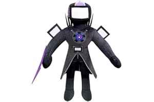 新しい Skibidi トイレ スキビディ トイレぬいぐるみ アップグレード タイタン TV マン ぬいぐるみ 面白い漫画ゲーム人形 Skibidi トイレ タイタン TV マン ぬいぐるみ ゲームファン用 ホラーゲーム 抱き枕 子供の誕生日プレゼン