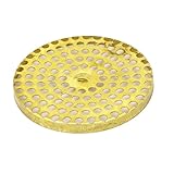 uxcell 目皿 排水口用 キッチン バスルーム ブラス 床 シンク ストレーナー ドレイン バスケット ゴールドトーン