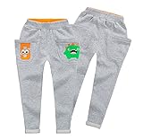 PANCY 子供服 ロングパンツ キッズ 子ども 春 秋 綿 長ズボン スウェットパンツ パンツ 男の子 女の子 ベビー 裏毛 おしゃれ カジュアル ファッション 可愛い 動物柄 恐竜 プレゼント 4