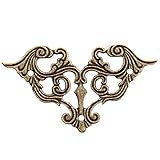 RZDEAL 10pcs亜鉛合金ボックスコーナープロテクターアンティークハードウェアデスクエッジガード木製ジュエリーケースアクセサリー( DIY )