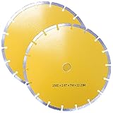 【2枚セット】ダイヤモンドカッター 250mm セグメント 乾式 コンクリート ブロック タイル レンガ 切断用 刃 ダイヤモンド カッター 替刃 替え刃 DC250