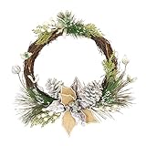 シルバーとPineアクセントTwig Wreath