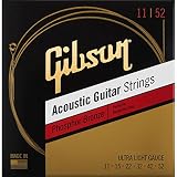 Gibson SAG-PB11 Ultra Light (11-52) アコースティックギター弦 フォスファーブロンズ ギブソン【国内正規品】