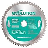 Evolution Power Tools 180BLADEAL Aluminum Cutting Saw Blade, 7-Inch x 54-Tooth [並行輸入品]