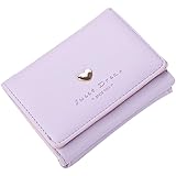 [Kingsie] 財布 女の子 ミニ財布 レディース がま口 三つ折り短財布 ウォレット コンパクト 可愛い ハート カードいれ 小銭入れ プレゼント