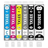 【WYFYINK】 BCI-331+BCI-330 大容量 キヤノン用 330XL 331XL 6MP 互換 インク Canon対応 TS8830 TS8530 TS8630 TS8730 TS8930 TS7630 インクカートリッジ 6色 330XLPGBK 331XLBK 331XLC 331XLM 331XLY 331XLGY 説明書付き