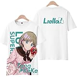 二次元 ラブライブ Lovelive! SuperStar 半袖 衣装 嵐千砂都 葉月恋 唐可可 澁谷かのん 高坂穂乃果 西木野真姫 矢澤にこ 通気性 柔らかい コスプレ衣装 インナーシャツ おしゃれトップス スポーツシャツ コスチューム 春夏用 コ