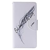 OMATENTI Sony Xperia Z5 ケース, 高級PUレザー ケース 手帳型 保護ケース カード収納ホルダー付き 横置きスタンド機能付き マグネット式 スマホケース [無期限生涯補償付き]