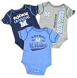 Maine Black Bears Infant 3パックRookieクリーパーセット
