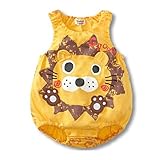 エルフ ベビー(Fairy Baby)楽しい夏のベビーライオン着ぐる みカバーオールロンパース 90cm