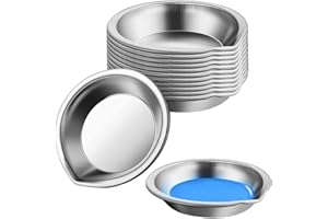 プラモデル 塗装セット ステンレス塗料皿 12個セット 水彩パレット ラウンド塗料トレ イペイントパレット 塗料皿 ガンプラ 塗装セット DIY 塗料パレット 絵皿 プラモデル塗料用 ホビー用塗装用具