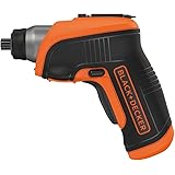 ブラックアンドデッカー コンパクトドライバー DIY 電動工具 締付工具 初心者向け 家具組立て 3.6V ビット11種 付き CS3652LC