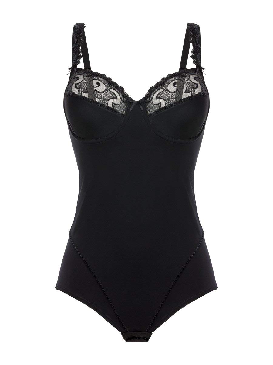 Anita Lucia Non-Wired Comfort Bra - Black, 44E, Wirefree With Stretch Embroidery