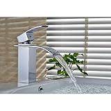 Auralum シルバー 洗面所用 水栓 シングルレバー形 混合水栓 DIY 蛇口