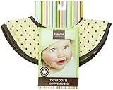Kushies Terry Chin Bib, Yellow Dots, Newborn by Kushies [並行輸入品]