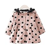 (チェリーレッド) CherryRed 子供服 子供コート キッズコート アウター トレンチコート 防風 保温 可愛い 120 ピンク