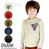 (ディラッシュ) DILASH後ろヨーク切替え変形ポケット長袖Ｔシャツ/秋 ベビー キッズ 男の子 80 ネイビー
