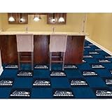 ファンマット8572 NFLシアトルシーホークスチームカーペットタイル18 " x 18 " ( 10ロゴ、10ソリッドperボックス – Appx 45 Sq Ft )